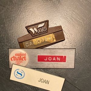 Vintage Name Tags